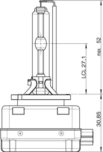 Xenonová výbojka D1S OSRAM 35W ORIGINAL, záruka 4 roky, AKCE