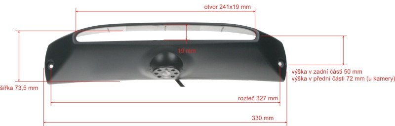 Kamera 4PIN NTSC/PAL pro Iveco Daily 2011-2014