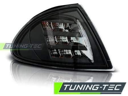 PŘEDNÍ BLINKRY BMW E46 SEDAN, TOURING, 1998-2001, LED ČERNÉ BLACK