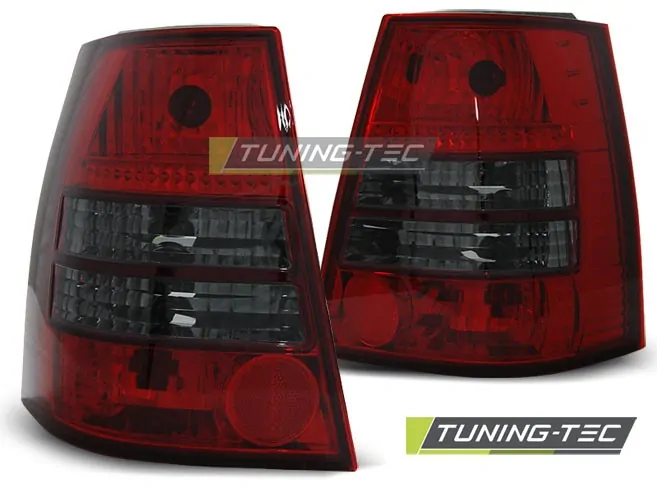 ZADNÍ SVĚTLOMETY, SVĚTLA, LAMPY VOLKSWAGEN GOLF 4, BORA, COMBI, 1999-2006, KOUŘOVÉ, ČERVENÉ