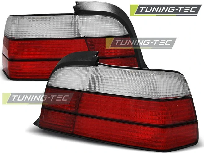 Zadní světla, lampy BMW E36 coupe, 1990-1999, bílé, červené