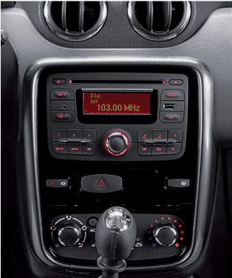 2DIN redukce pro Dacia Lodgy, Dokker 2012-