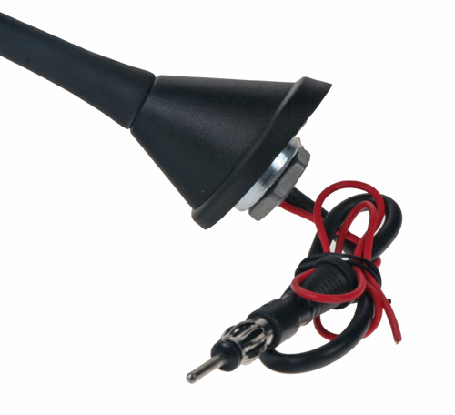 MGB aktivní FLEX 75°AM-FM anténa Škoda, VW s DIN konektorem 40cm