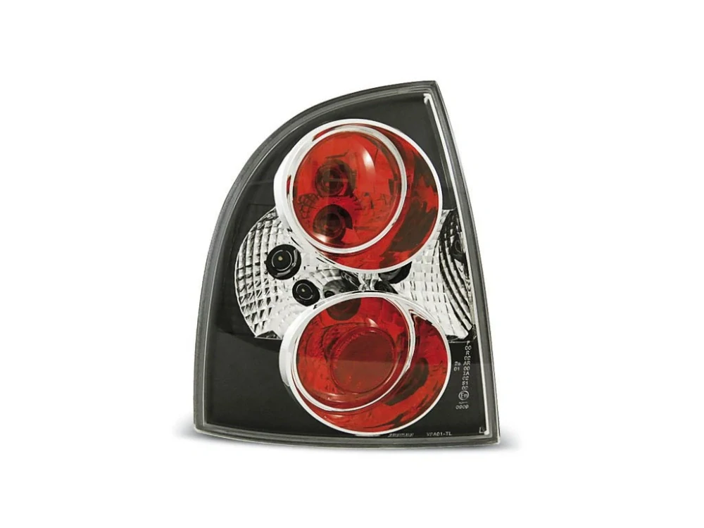 ZADNÍ SVĚTLA, LAMPY VOLKSWAGEN PASSAT 3BG SEDAN, 2001-2004, ČIRÉ, BLACK 