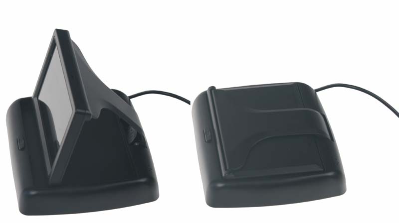 Výklopný monitor 4,3" černý na palubní desku
