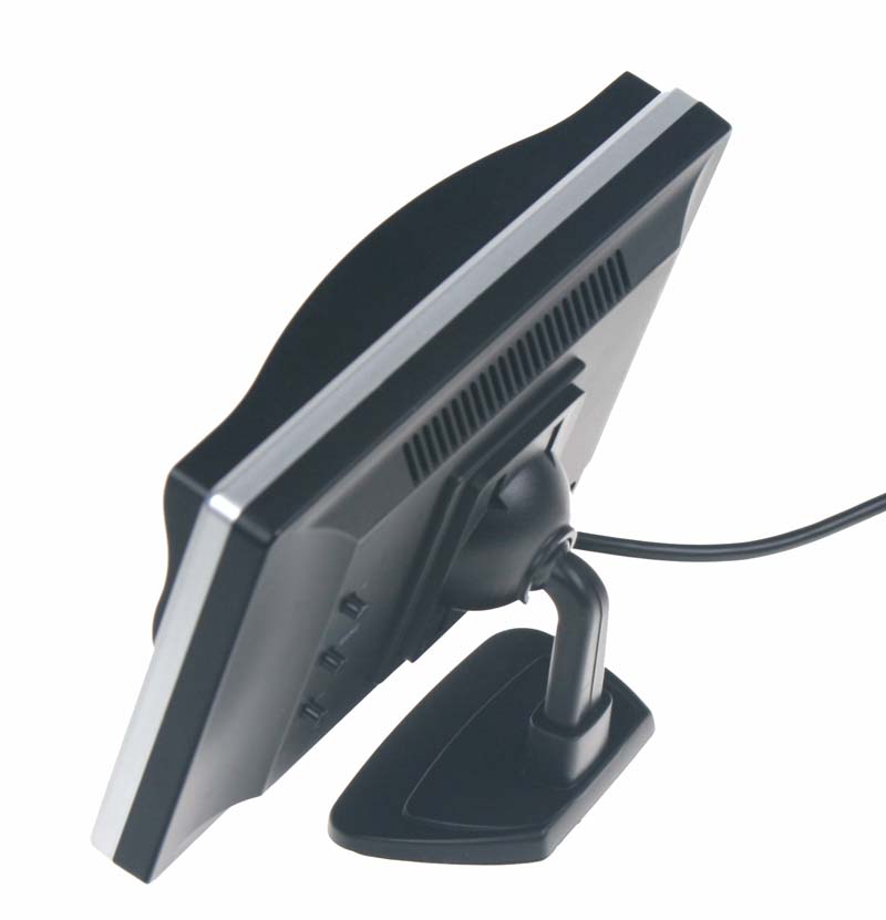 LCD monitor 5" černý/stříbrný na palubní desku