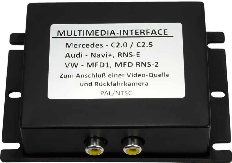 Adaptér A/V vstup pro OEM navigaci Škoda, VW, Audi, Mercedes, VW bez OEM TV tun.