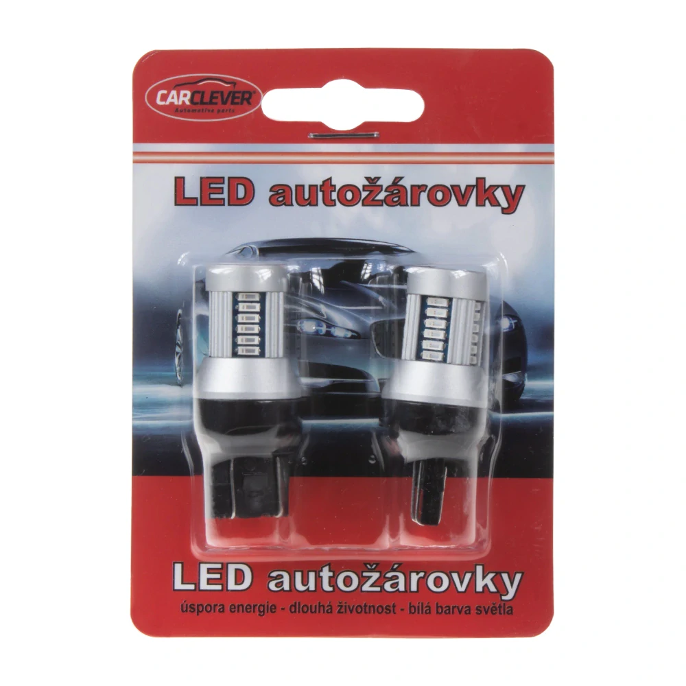 LED ŽÁROVKA  T20 (7443) červená, 12V, 30LED/4014SMD