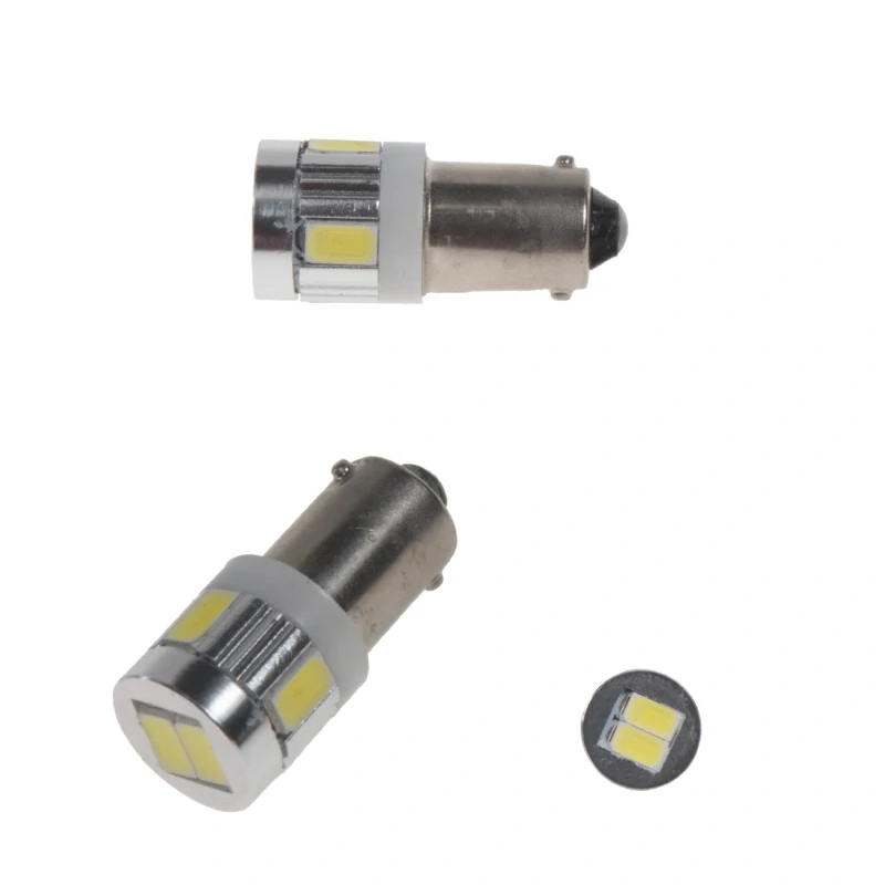 LED BA9s bílá, 12-24V, 6LED/5630SMD
