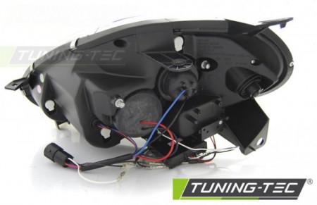 Světla přední FIAT PUNTO EVO 10.09-12 CHROME DRL LED