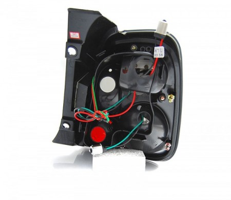 ZADNÍ SVĚTLA, SVĚTLOMETY, LAMPY FIAT 500, 2007-, LED KOUŘOVÉ