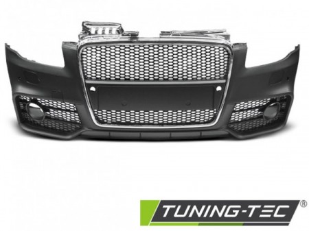 Nárazník přední AUDI A4 04-08 RS STYLE CHROME BLACK PDC