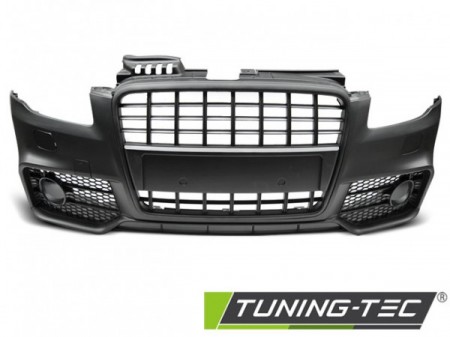 PŘEDNÍ NÁRAZNÍK AUDI A4, 2004-2008, S-LINE, MAT ČERNÁ BLACK