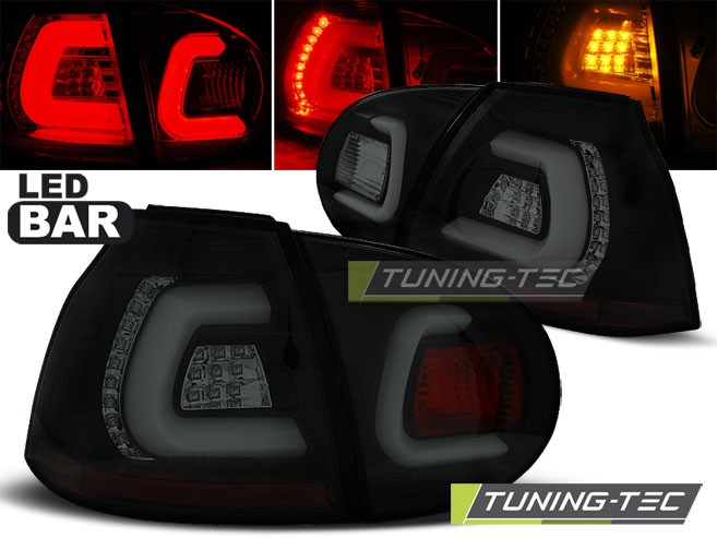 Světla zadní VW GOLF 5 10.03-09 BLACK SMOKE LED BAR