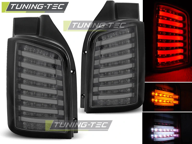 Zadní světla VW T5 03-09/10-15 zad.výklopné dveře - kouřové LED