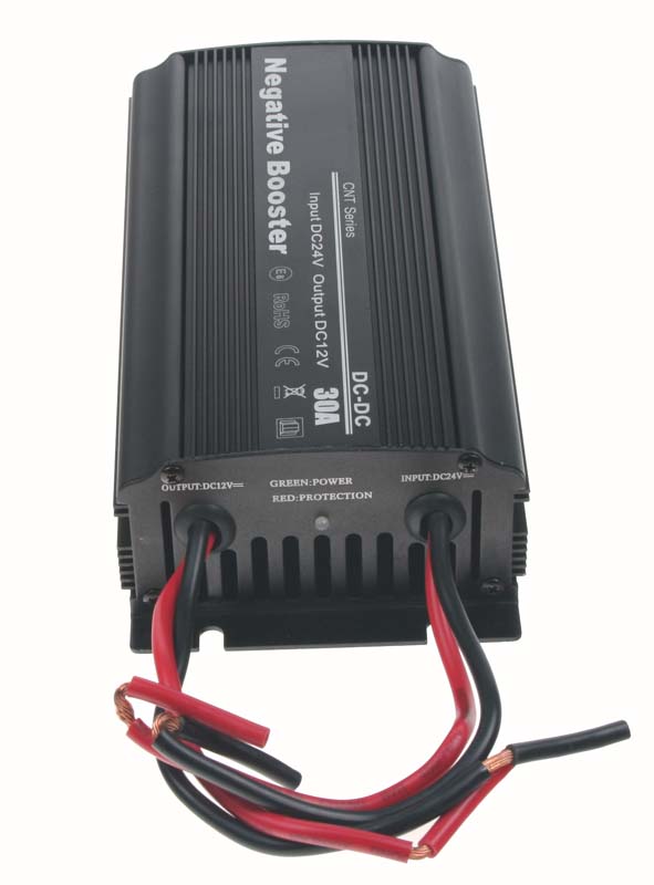 Spínaný měnič napětí z 24/12V, 30A s ventilátorem