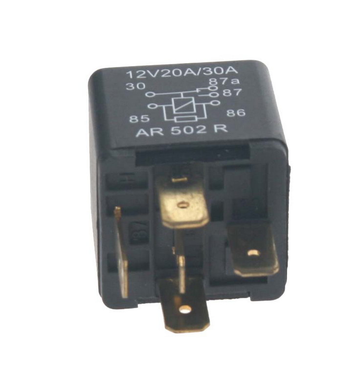 PŘEPÍNACÍ relé 12V, 20A/30A s rezistorem