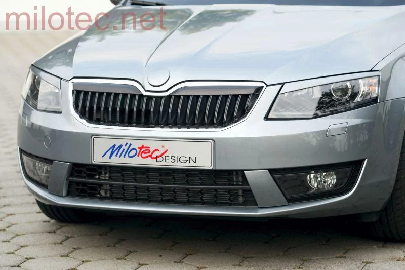 Sportovní kryty do předního nárazníku Škoda Octavia III (2012 - 2017) - Milotec
