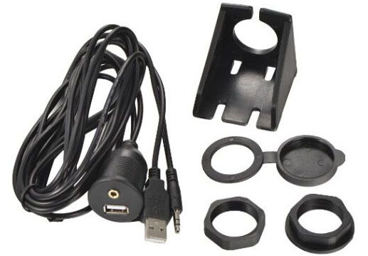USB+JACK zásuvka univerzální
