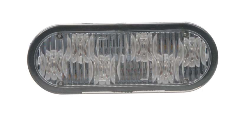 PROFI LED výstražné světlo 12V 6x1W oranžový 160x65mm