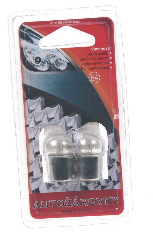 žárovka 12V (R10W) BA15S bílá