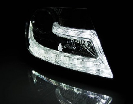 Světla přední AUDI A4 B8 04.08-11 TRU DRL CHROME HID XENON
