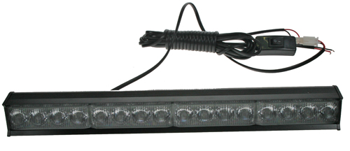 LED světelná alej, 16x LED 1W, modrá 380mm