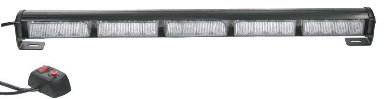 LED světelná alej, 20x LED 3W, modrá 580mm, ECE R10