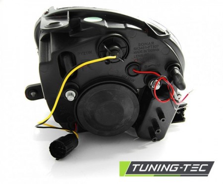 Světla přední FIAT 500 07- BLACK LED