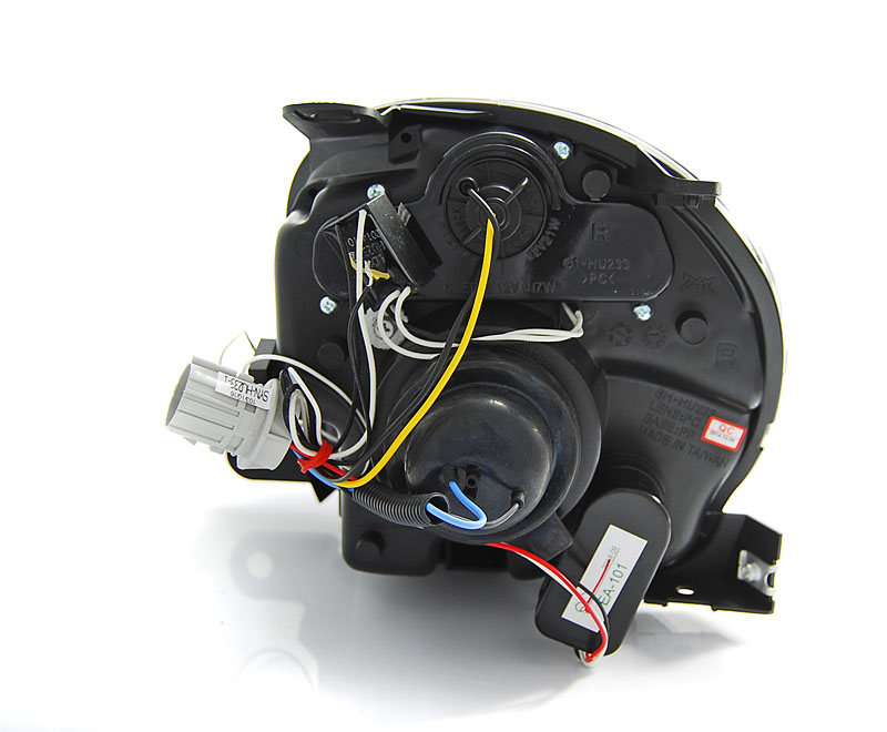 Přední světla Fiat 500 07+ chrom LED