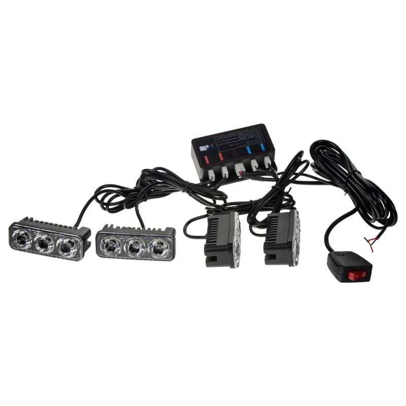 PREDATOR LED vnější, 12x LED 1W, 12V, modrý