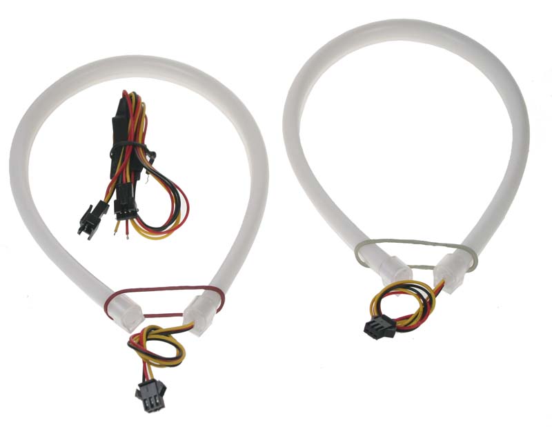 LED pásek s 456LED/335SMD bílo/oranžový 12V, 60cm
