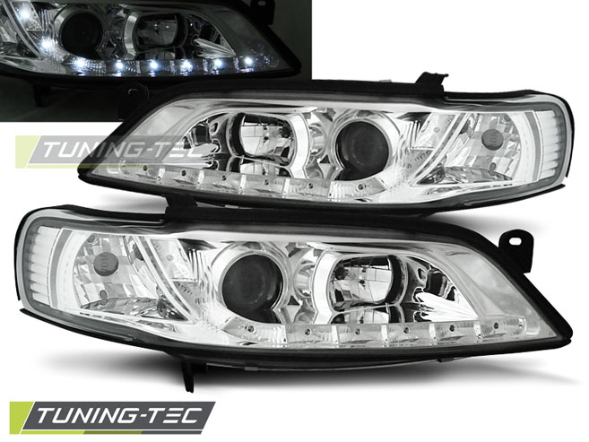 Přední světla Devil Eyes Opel Vectra B 96-99 chrom