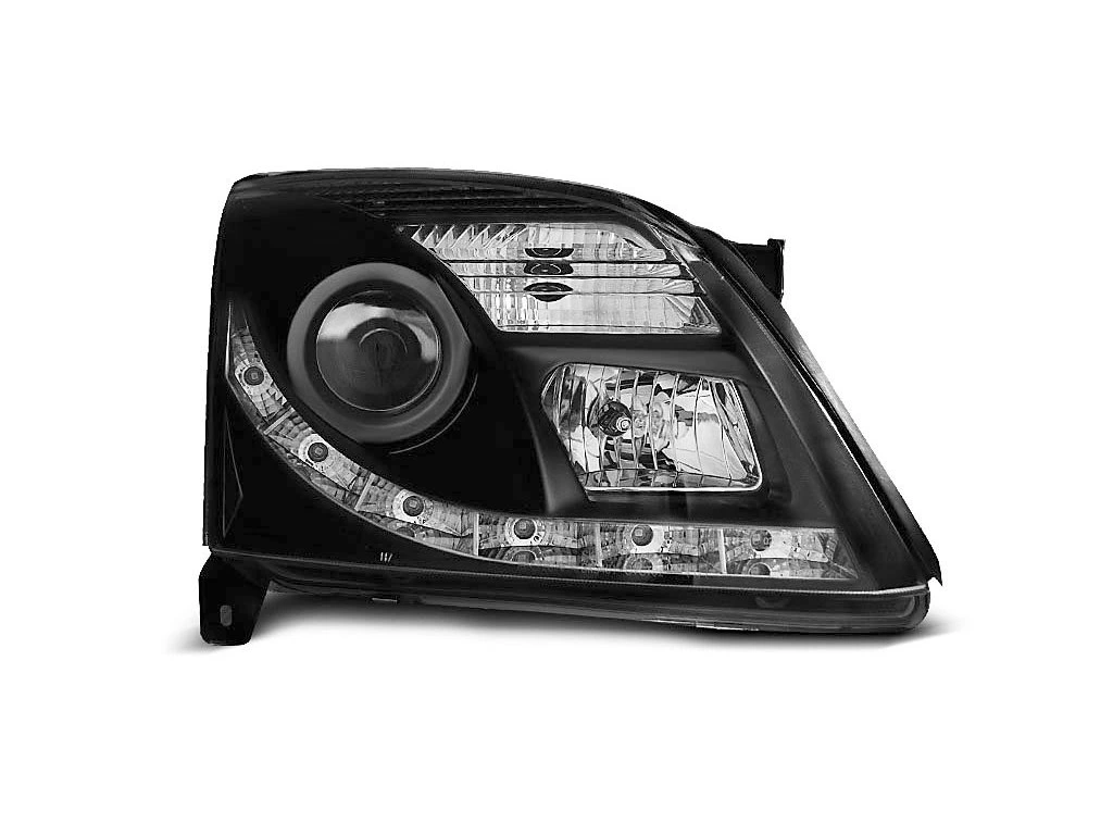 Světla přední OPEL VECTRA C 04.02-08.05 TRU DRL BLACK XENON D2S