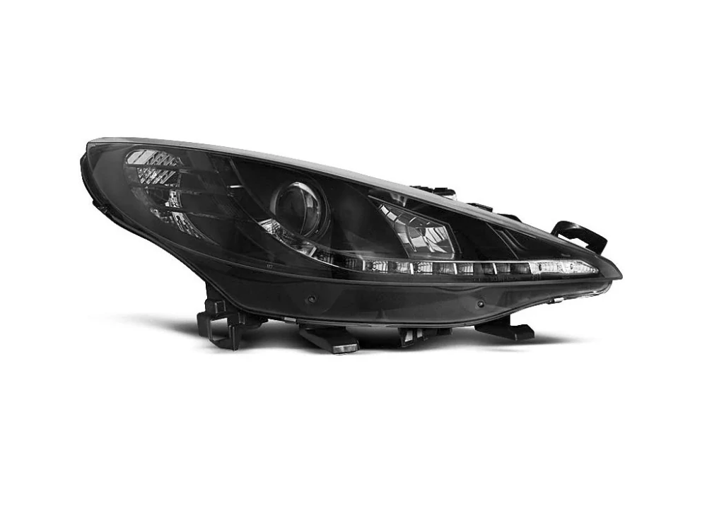 Přední světla Peugeot 207 06-09 - černé