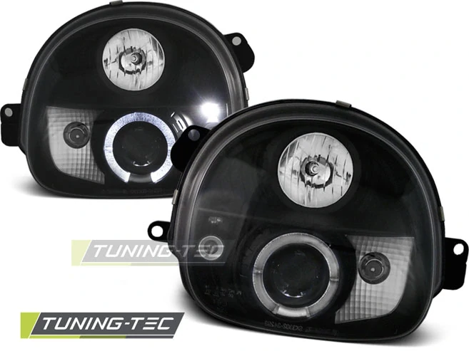 Světla přední RENAULT TWINGO 03.93-09.98 ANGEL EYES BLACK