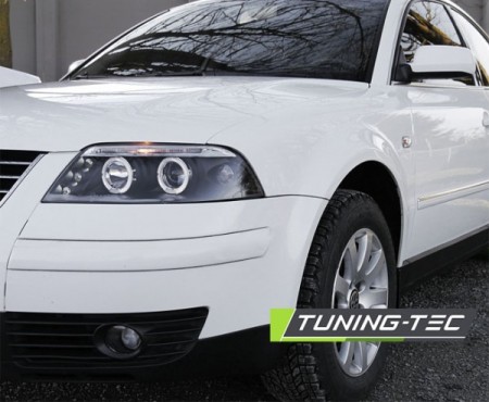 Světla přední VW PASSAT 3BG 09.00-03.05 ANGEL EYES BLACK
