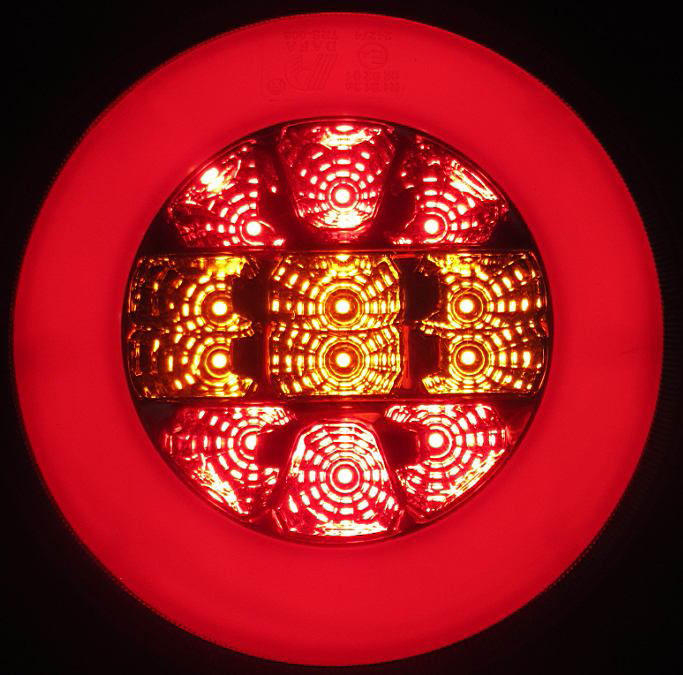LED sdružená lampa zadní 12-24V, ECE