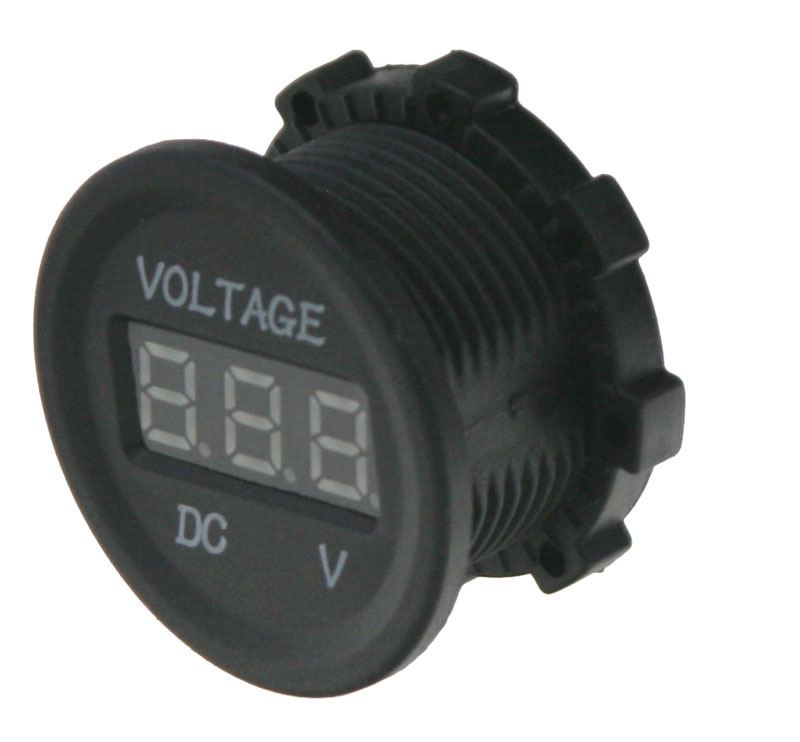 Digitální voltmetr 6-30V modrý