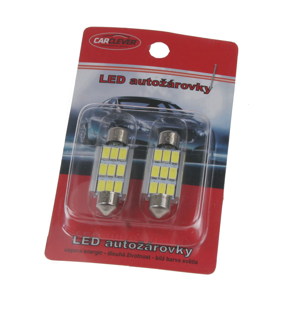 LED sufit (39mm) bílá, 12V, 9SMD 3W