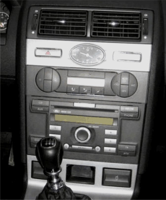 2DIN redukce pro Ford Mondeo 2004 - 2007