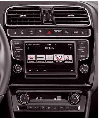 2DIN redukce pro VW Polo 2014-