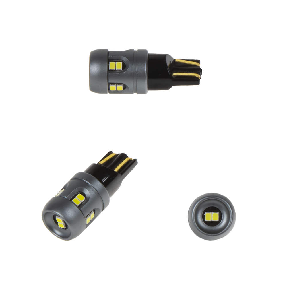 LED T10 bílá, 12/24V, 12LED/2016SMD