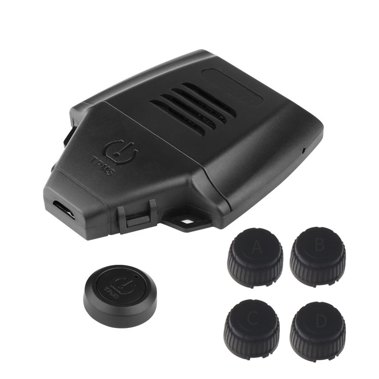 TPMS -kontrola tlaku v pneumatice 4 externí čidla s výstupem na monitor