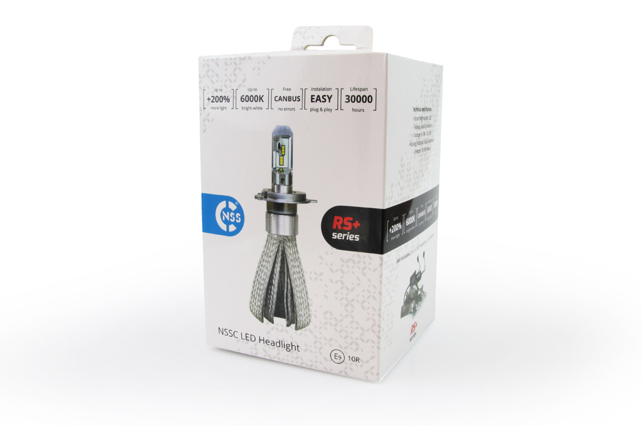 CREE LED HEADLAMP CAN-BUS HB4 9006 - LED RS+ ŽÁROVKY DO HLAVNÍCH SVĚTLOMETŮ - 3500 LM
