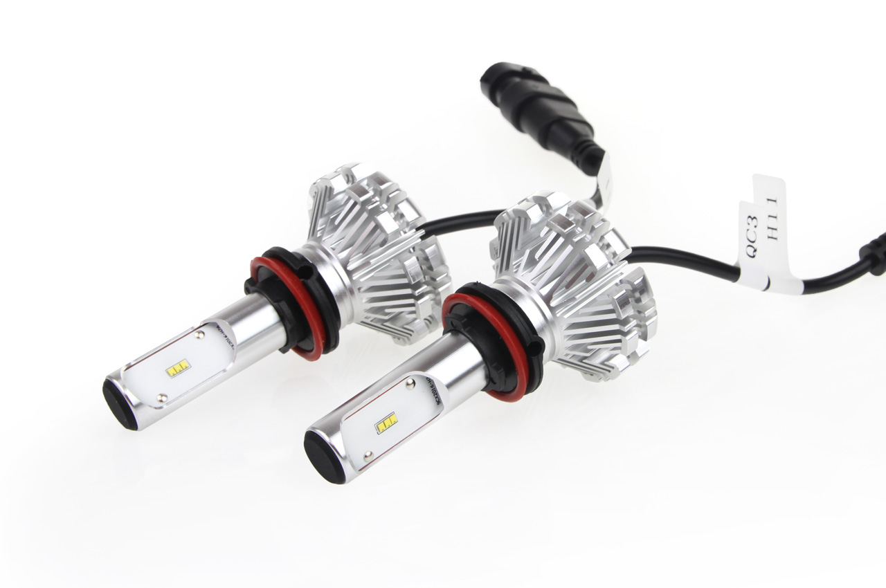 LED  ŽÁROVKY H8/H9/H11 6000 K / 3200 LM 2KS AMIO