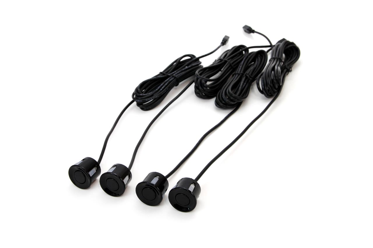 Parkovací asistent 4 černé senzory TFT 4.3 's kamerou pro noční vidění 301