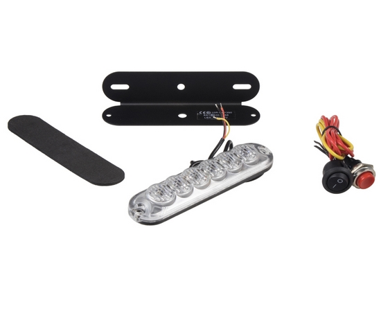PREDATOR 6x3W LED, 12-24V, oranžový, ECE R10 R65