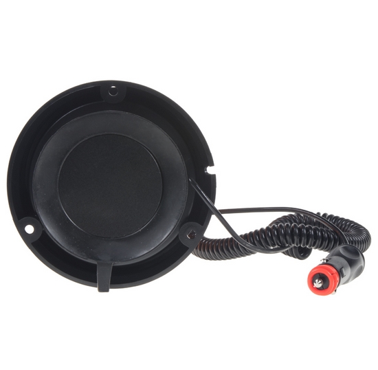 LED maják, 12-24V, 18x3W, oranžový magnet, ECE R65