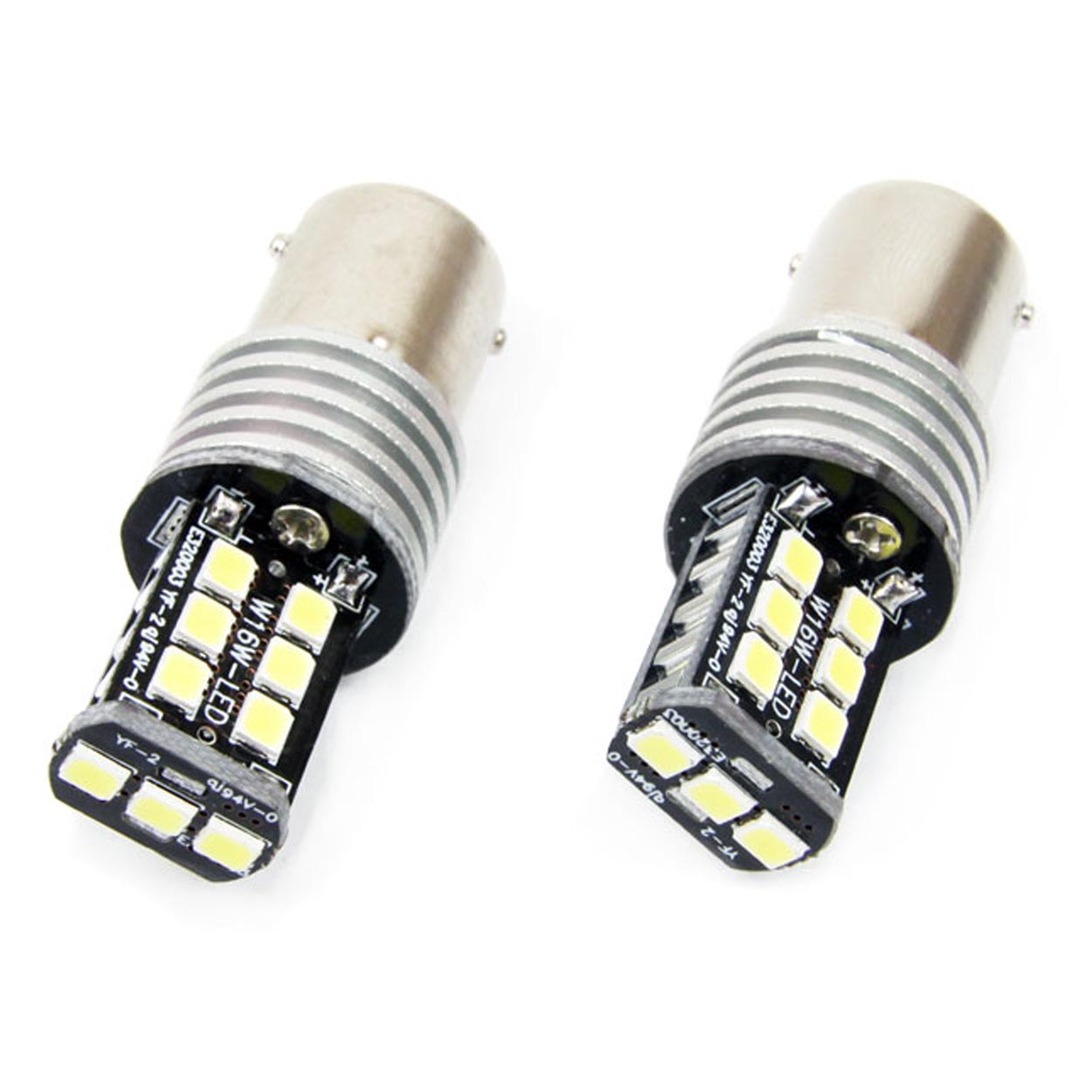 LED ŽÁROVKY BA15S CAN-BUS - 15 SMD  BÍLÉ (2 KS) - AMIO
